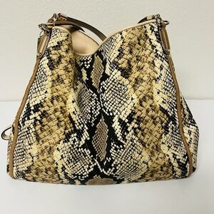 Coach Madison Python Printed Phoebe Shoulder Bag 31502 with Dust Bag